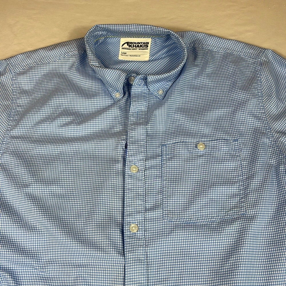 Mountain Khakis Men's Long Sleeve Button Up Shirt, Outdoors, Blue, Large - Picture 2 of 11